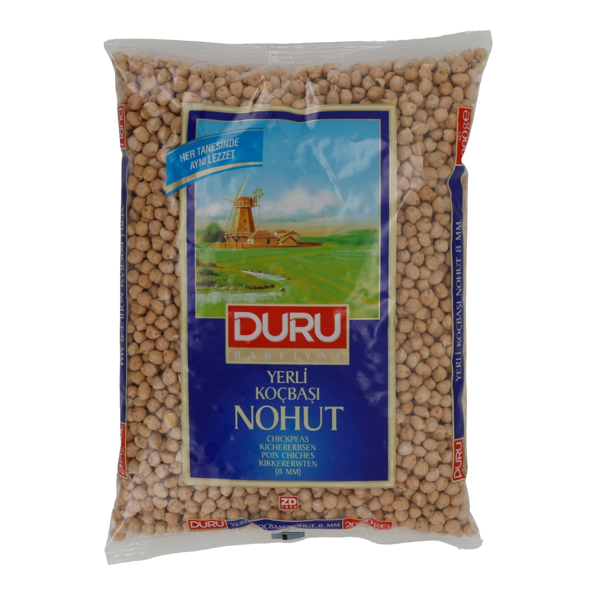 Kichererbsen Duru Yerli Koçbaşı Nohut | Hülsenfrüchte | 8 mm | 2000 g DURU